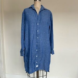 Blue Frank + Eileen Button Up Dress